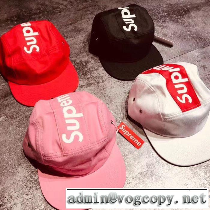  4色可選 2018春夏新作 キャップ 欧米韓流/雑誌 シュプリーム SUPREME