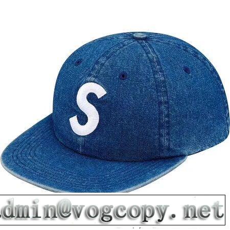 高級感を演出するSUPREMEシュプリームキャップコピーSロゴ付きモダンな雰囲気帽子