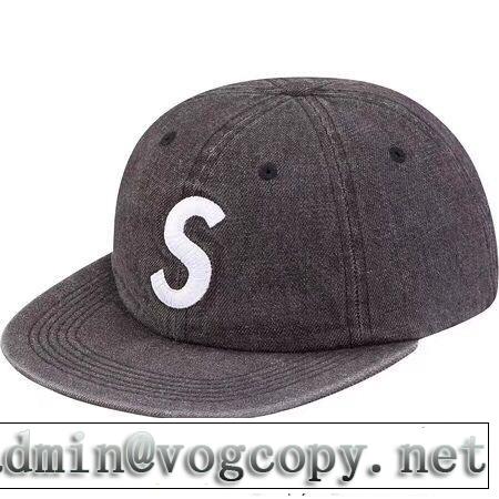 高級感を演出するSUPREMEシュプリームキャップコピーSロゴ付きモダンな雰囲気帽子
