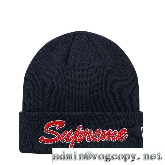 秋冬超激得高品質SUPREMEシュプリーム ニット帽 コピー帽子おしゃれキャップメンズレディースカジュアル防寒保温全7色