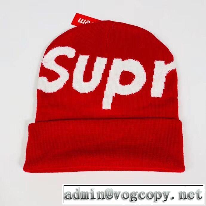 秋冬爆買い大人気SUPREMEシュプリーム ニット帽 コピー帽子メンズレディースニットキャップおしゃれ防寒プレゼント5色可選