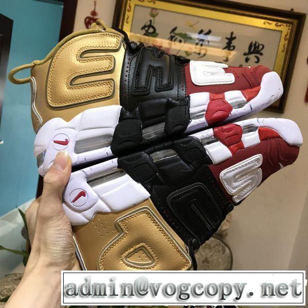  ファッションの最先端！ 2018年秋冬シーズン ハイトップシューズ シュプリーム SUPREME Air More Uptempo 希少性の高い