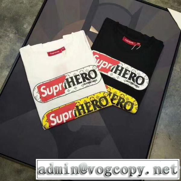  SUPREME人気が爆発  2色可選 2018春夏半袖Tシャツ シュプリーム超激得100%新品