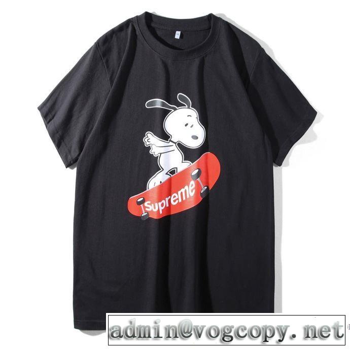 人気雑誌掲載 2018春夏新作 半袖Tシャツ カジュアル シュプリーム SUPREME 2色可選
