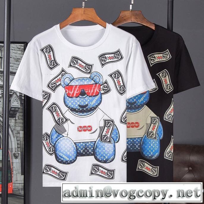 カジュアル 2色可選 2018春夏新作 半袖Tシャツ シュプリーム SUPREME 海外セレブ定番愛用