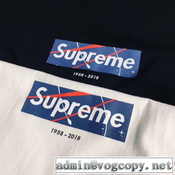 収縮性のある シュプリーム SUPREME 2色可選 2018春夏新作 めちゃくちゃお得 半袖Tシャツ