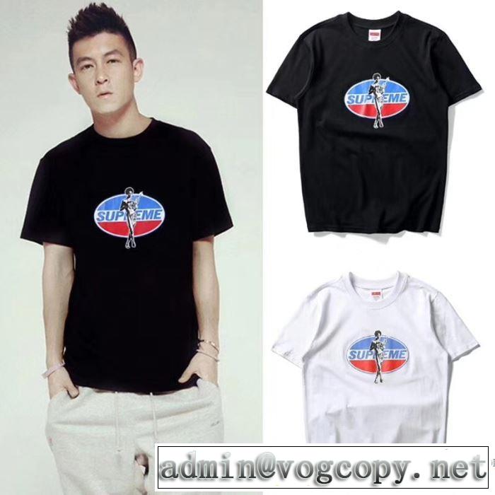  2018春夏新作 半袖Tシャツ 超目玉 シュプリーム SUPREME 2色可選 お洒落に魅せる