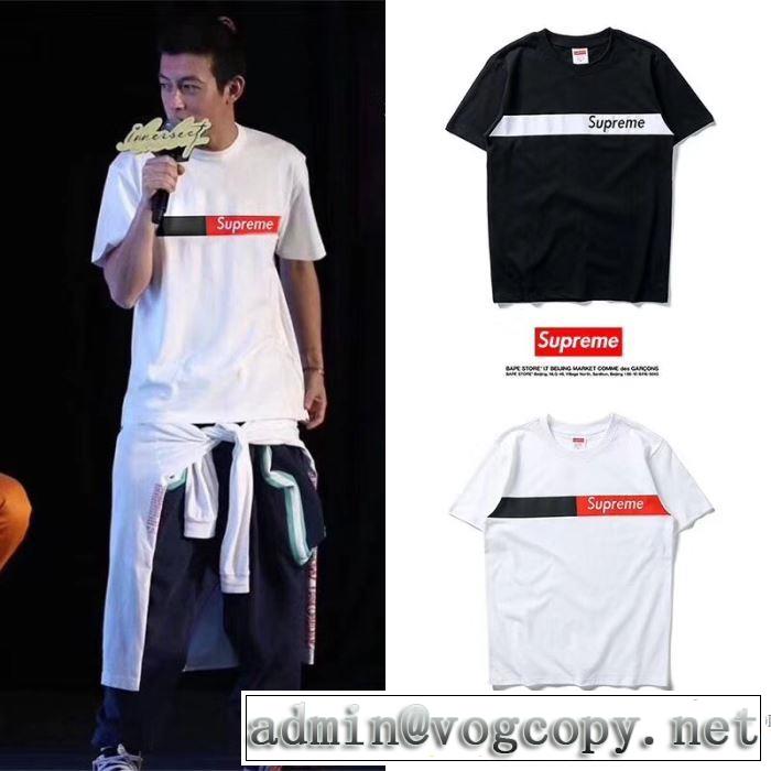 2色可選 ドライ 2018春夏新作 半袖Tシャツ ファッション 人気 シュプリーム SUPREME