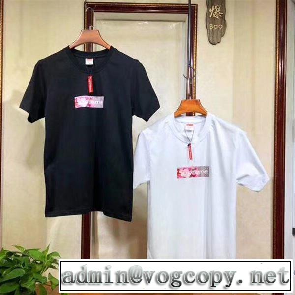 2018春夏新作 流行っている Supreme&CUCCI 半袖Tシャツ シュプリーム SUPREME 4色可選