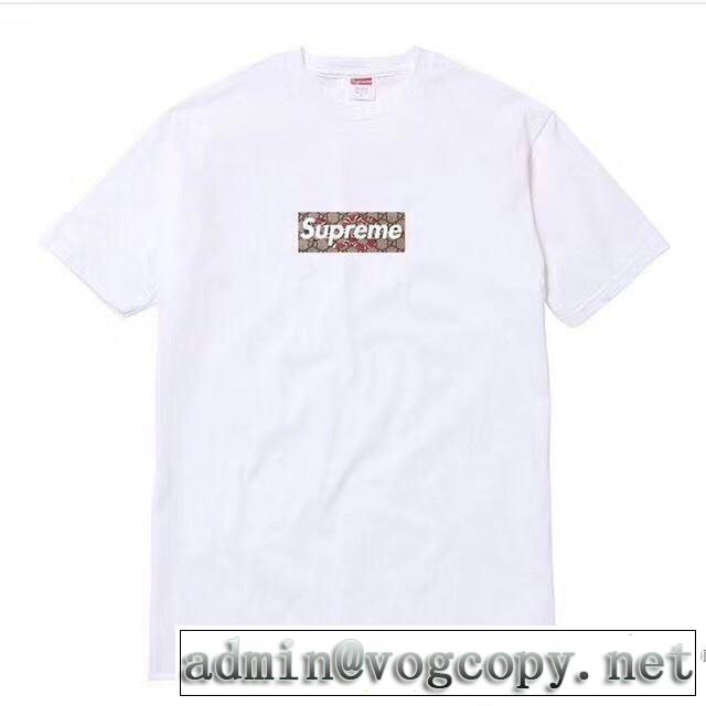 2018春夏新作 流行っている Supreme&CUCCI 半袖Tシャツ シュプリーム SUPREME 4色可選