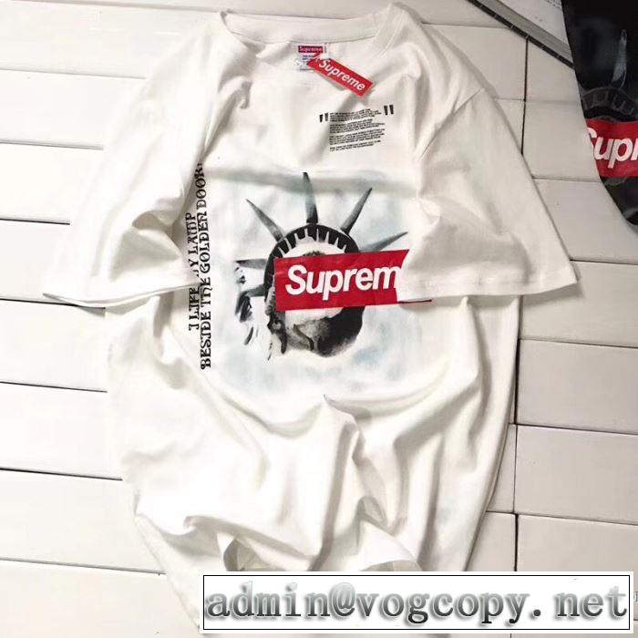  高品質なシュプリーム SUPREME半袖Tシャツ 2色可選 自然な肌触り 2018春夏新作