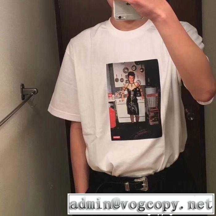 シュプリーム SUPREME 3色可選 18ＳＳ美品 半袖Tシャツ 希少性の高い