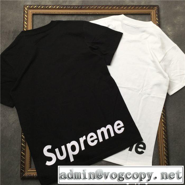有名人同じアイテム シュプリーム SUPREME 2018夏の定番新品到来!半袖/Tシャツ2色可選