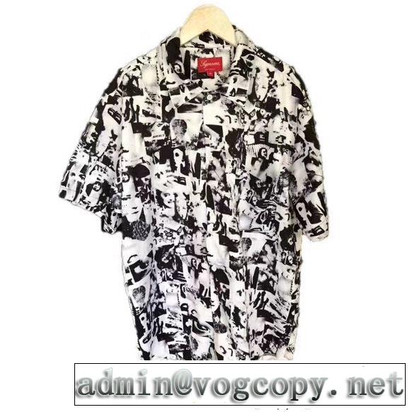  先行受注 シュプリーム2018新品入荷 SUPREME ポロシャツSUPERME 18ss vibrations rayon stirt