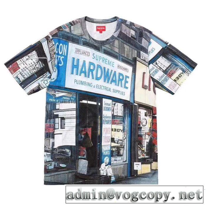  魅力をプラス シュプリーム SUPREME 18ss Hardware SS Top ファッショニスタ愛用 半袖Tシャツ 今季爆発的な人気
