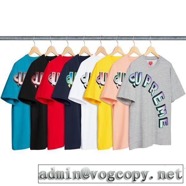  2018最高ランキング シュプリーム SUPREME  18SS Gradient Arc Top  半袖Tシャツ 多色可選 流行の注目ブランド