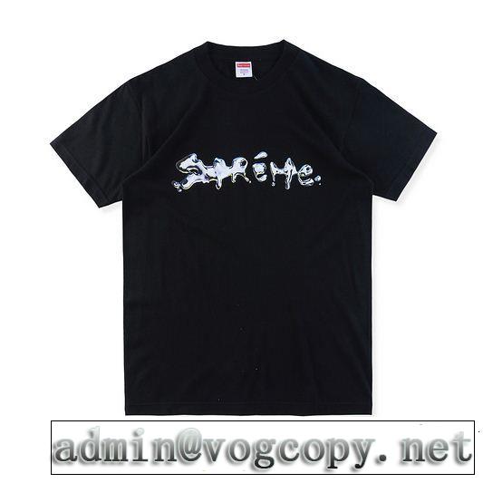  大人キレイめシュプリーム海外限定アイテム Tシャツ/半袖 多色選択可  SUPREME 18FW LIQUID TEE