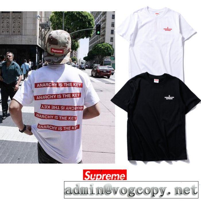 シュプリーム 目前の注目ブランドSUPREME Tシャツ/半袖 2色選択可 現代的な印象