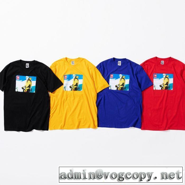 SUPREME シュプリーム 半袖Tシャツ 多色可選 Supreme x The north face photo tee 18FW 2018最高ランキング