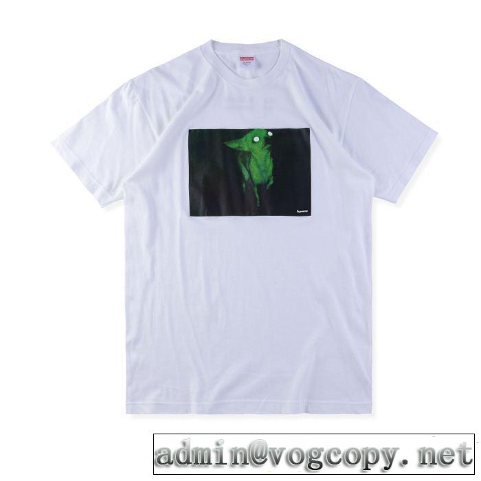 秋冬超人気の最新作 SUPREME シュプリーム 半袖Tシャツ 4色可選 Supreme 18FW Chris Cunningham Chihuahua Tee