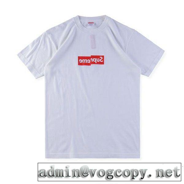 半袖Tシャツ 2色可選 SUPREME シュプリーム Supreme Comme Des Garcon Shirt Box Logo Tee CDG 流行っている