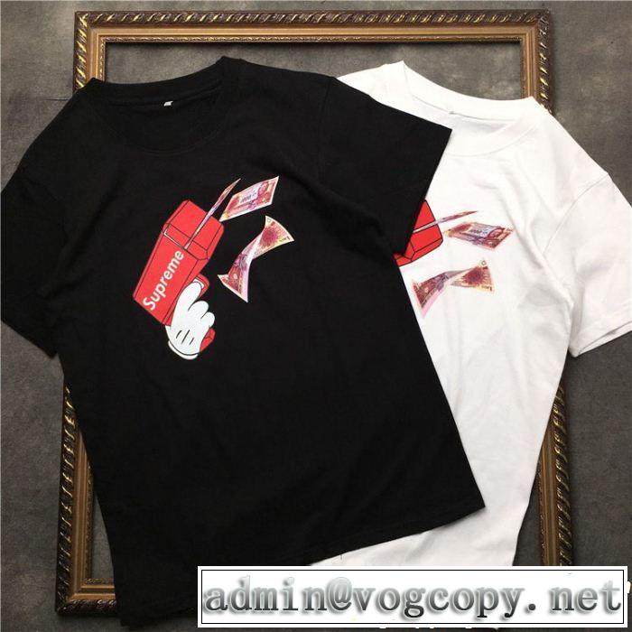 今年っぽくNEWファッション SUPREME シュプリーム 半袖Tシャツ 2色可選 話題の新作到着！ 2018年秋冬入荷