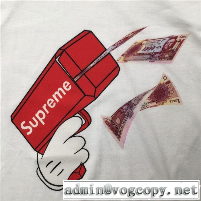 今年っぽくNEWファッション SUPREME シュプリーム 半袖Tシャツ 2色可選 話題の新作到着！ 2018年秋冬入荷