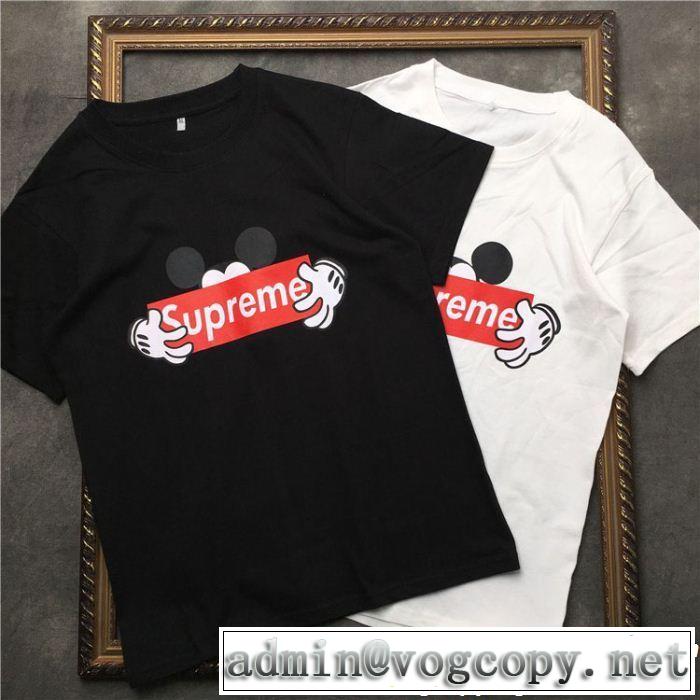 秋季超人気アイテム 絶妙な新商品 海外限定アイテム SUPREME シュプリーム 半袖Tシャツ 2色可選