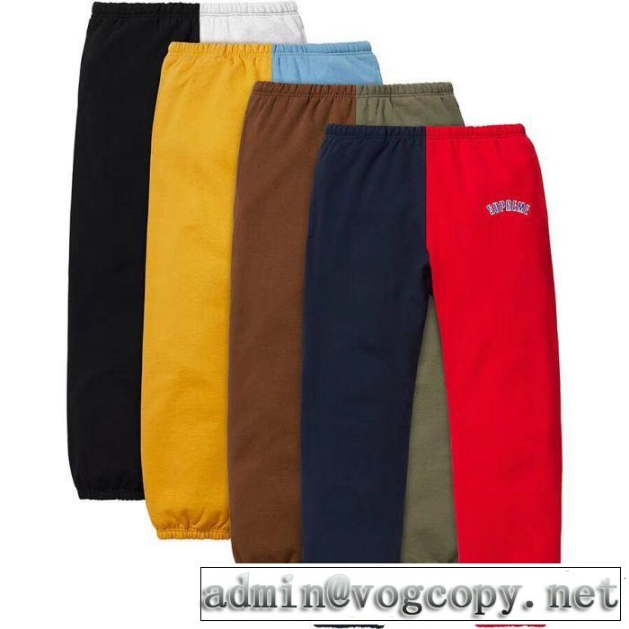 伸縮性よい  Supreme FW18 Week1 Split Sweatpant 4色選択可スエットパンツ 2018人気の主流アイテム