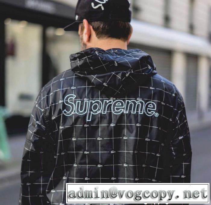 新素材Supremeシュプリームコピーフード付きメンズブルゾンジャケットコートアウター多色可選