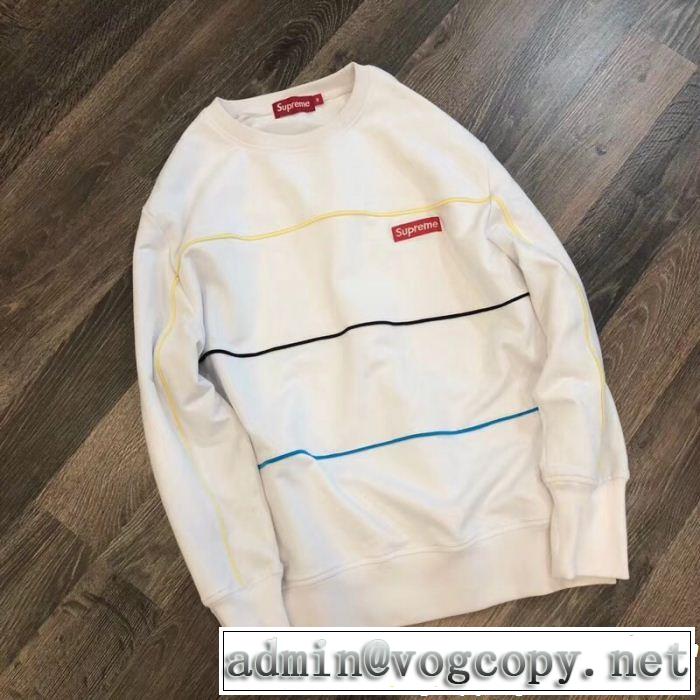  毎年流行り定番アイテムおすすめ シュプリーム SUPREME  4色可選 ジップパーカー  高級感が漂う