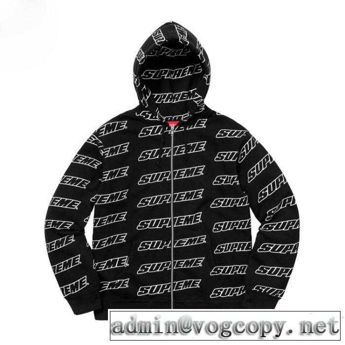  絶妙な新商品 2色選択可人気急上昇中パーカーSupreme Repeat Zip Up Hooded Sweatshirt