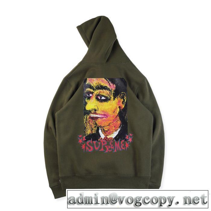  注目美品 Supreme Portrait Sweatshirt2018最安値！ 3色選択可 パーカー個性的なモデル