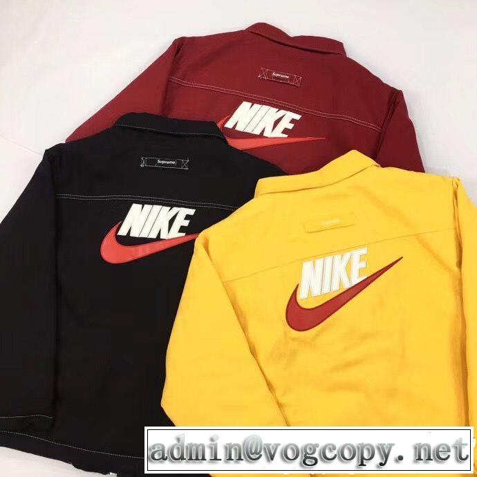 Supreme 18FW x Nike Work Jacke 流行の注目ブランド シュプリーム SUPREME ブルゾン 4色可選