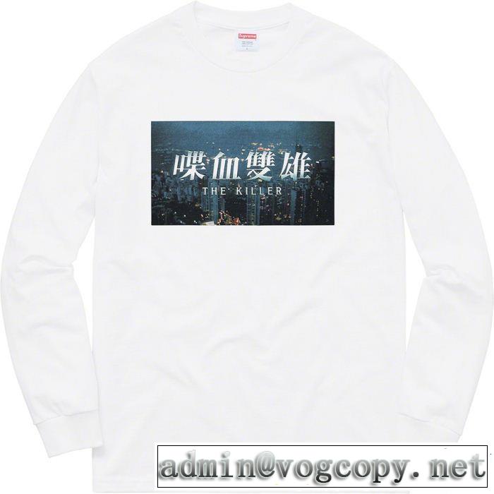 秋の定番 2色可選 シュプリーム 流行の注目ブランド SUPREME Supreme 18FW The Killer LS Tee