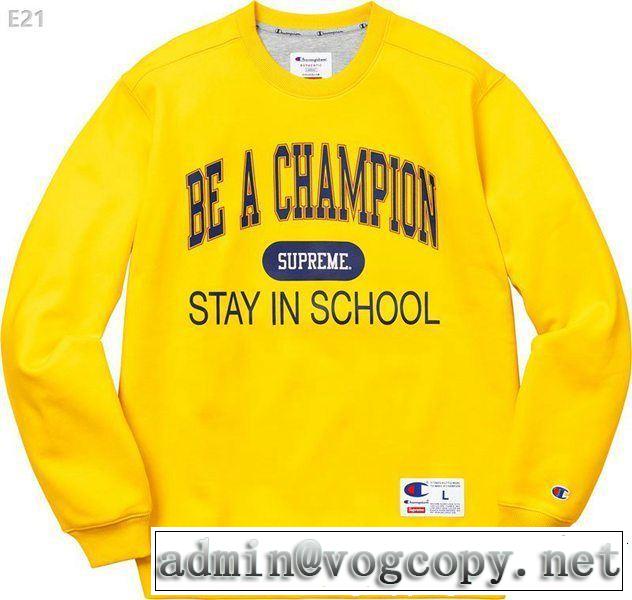 SUPREME シュプリーム 秋の定番 多色可選 SUPREME x CHAMPION 18ss STAY IN SCHOOL 2018年秋冬シーズン