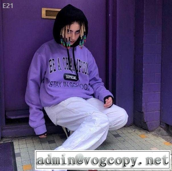 SUPREME シュプリーム 秋の定番 多色可選 SUPREME x CHAMPION 18ss STAY IN SCHOOL 2018年秋冬シーズン