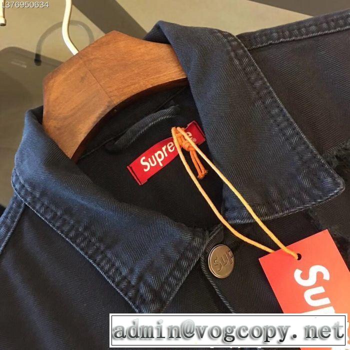 最近人気一番！ SUPREME シュプリーム 秋の定番 デニムジャケット 格好良いアイテム 最終数量限り！