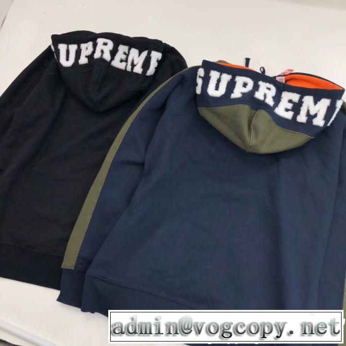 2018年秋冬入荷 SUPREME シュプリーム 秋の定番 2色可選 Supreme 18FW Paneled Hooded Sweatshirt