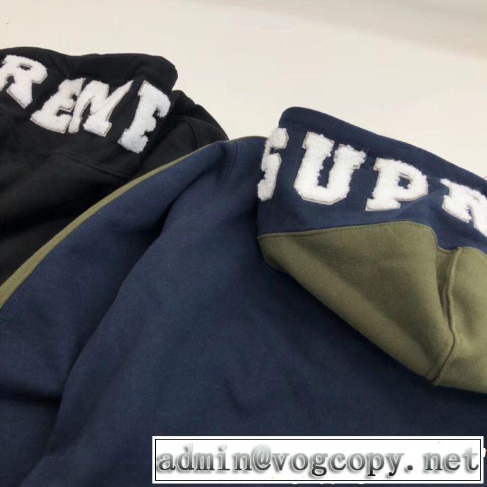 2018年秋冬入荷 SUPREME シュプリーム 秋の定番 2色可選 Supreme 18FW Paneled Hooded Sweatshirt