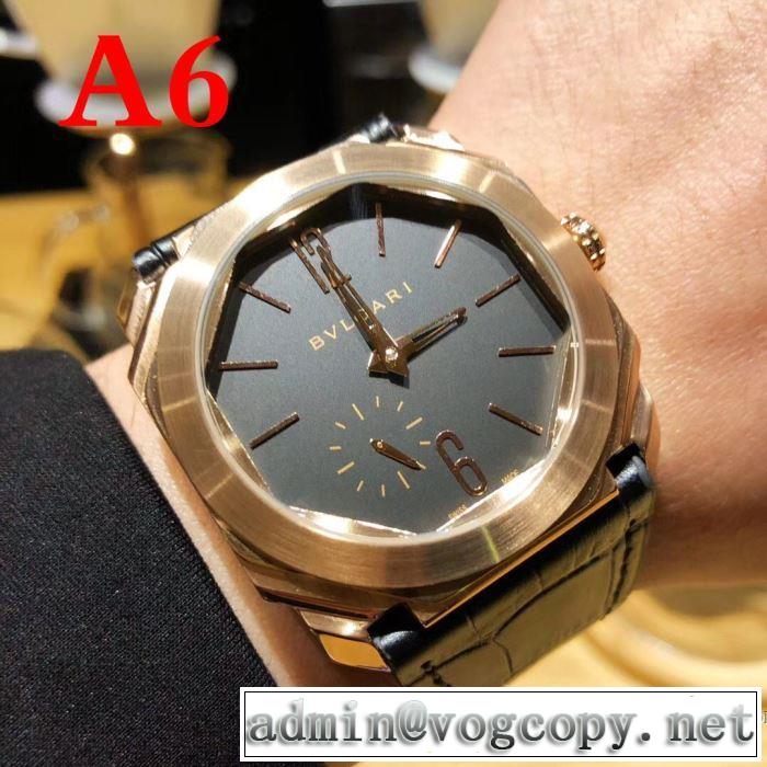 プレゼントに 2018春夏新作 多色可選 ブルガリ BVLGARI 男性用腕時計～希少