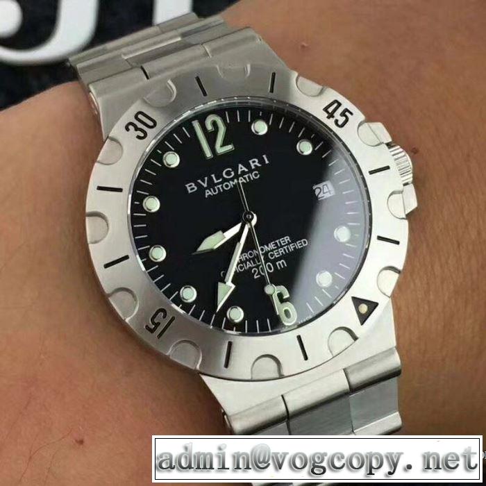  人気上昇夏 2018春夏新作完売品！2色可選 ブルガリ BVLGARI 男性用腕時計