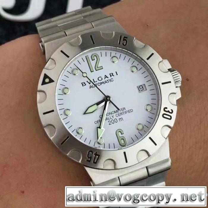 人気上昇夏 2018春夏新作完売品！2色可選 ブルガリ BVLGARI 男性用腕時計