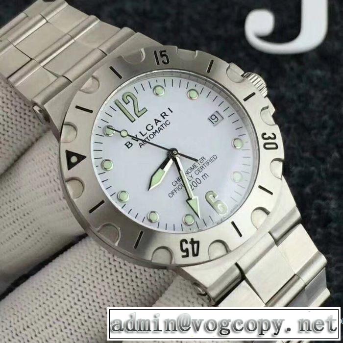 人気上昇夏 2018春夏新作完売品！2色可選 ブルガリ BVLGARI 男性用腕時計