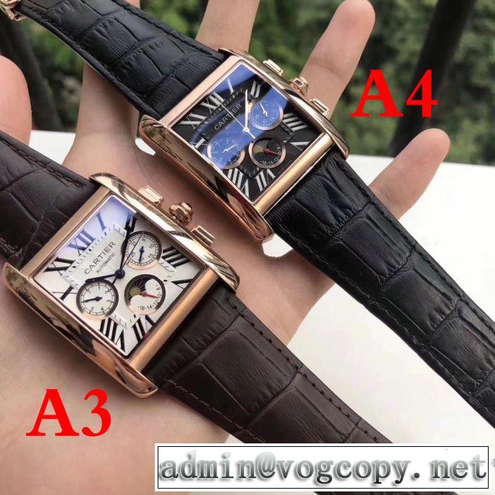 2018春夏新作多色可選 有名人の愛用品カルティエ CARTIER 男性用腕時計贈り物にも◎