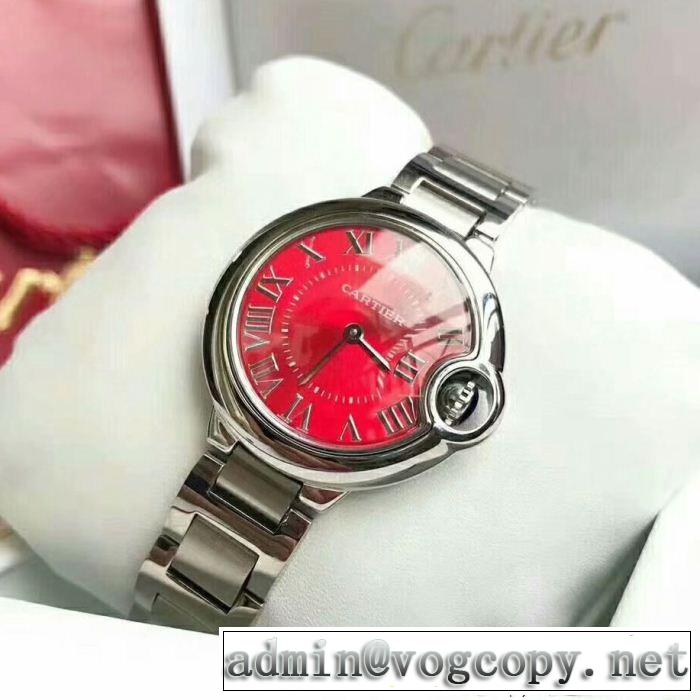 2018人気の主流アイテム カルティエ CARTIER 数量限定再入荷 スイス輸入クオーツムーブメント 女性用腕時計