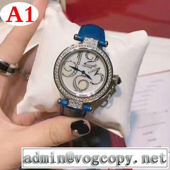 主役級のアイテム カルティエ CARTIER 秋冬大活躍 上品でベーシック 多色可選 女性用腕時計
