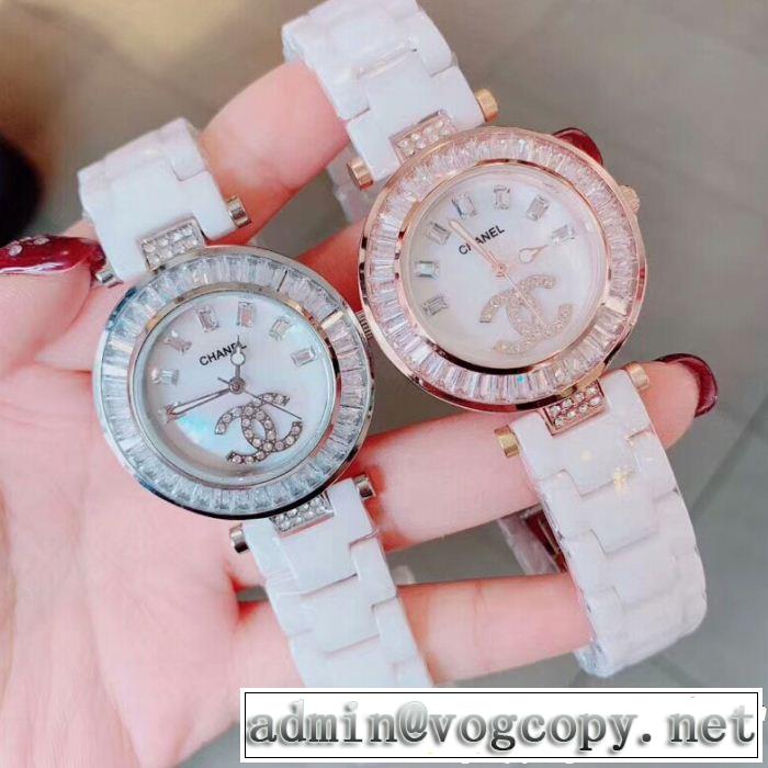  2018新品入荷 女性用腕時計 CH 欧米韓流CH 美品*入手困難3色可選