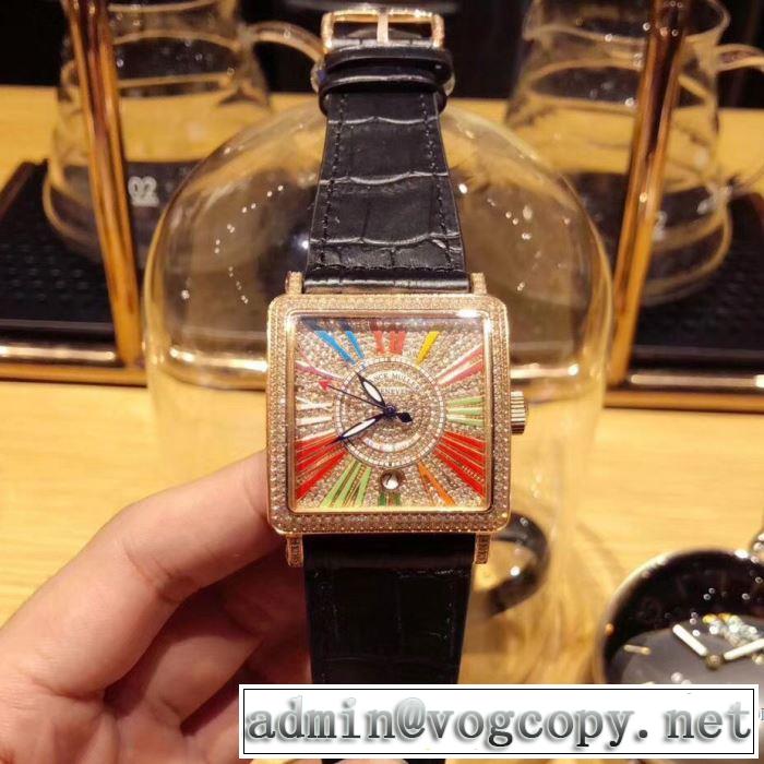 高級ダウンのフィルパワーについて 2018春夏新作 フランクミュラー FRANCK MULLER 男性用腕時計 4色可選