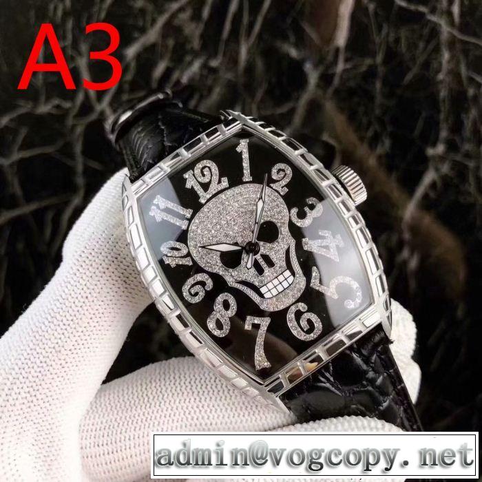 2018年人気満々のブランド 男性用腕時計 フランクミュラー FRANCK MULLER 3色可選 稀少*入手困難